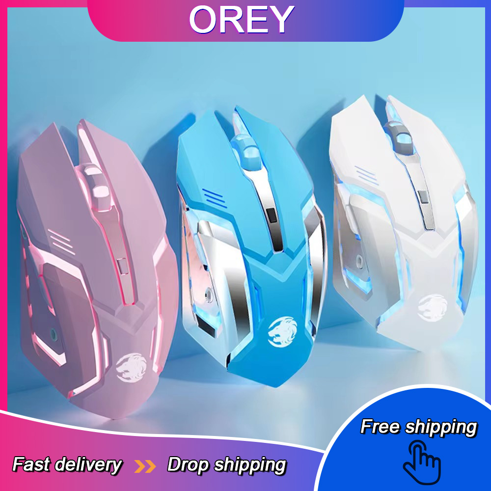 Wire Gaming Mouse Silent Mause Ergonomic 4 Keys Backlit Mini Magic Mouse For Laptop Computer PC Gamer Silent Mouse For Girl