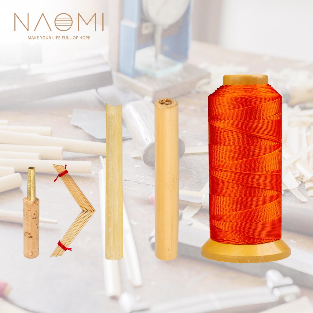 NAOMI DIY Oboe Reeds Material Selected Raw Materials Handmade Oboe Reed Cane Gouged Folded Corks Base Oboe Accessories