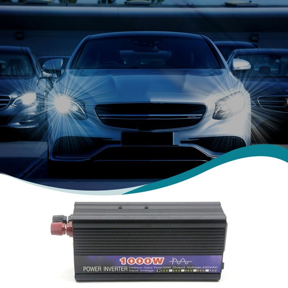 1000w Pure Sine Wave Inverter Smart Power Inverter Single Digital Display Car Inverter Conversion Booster