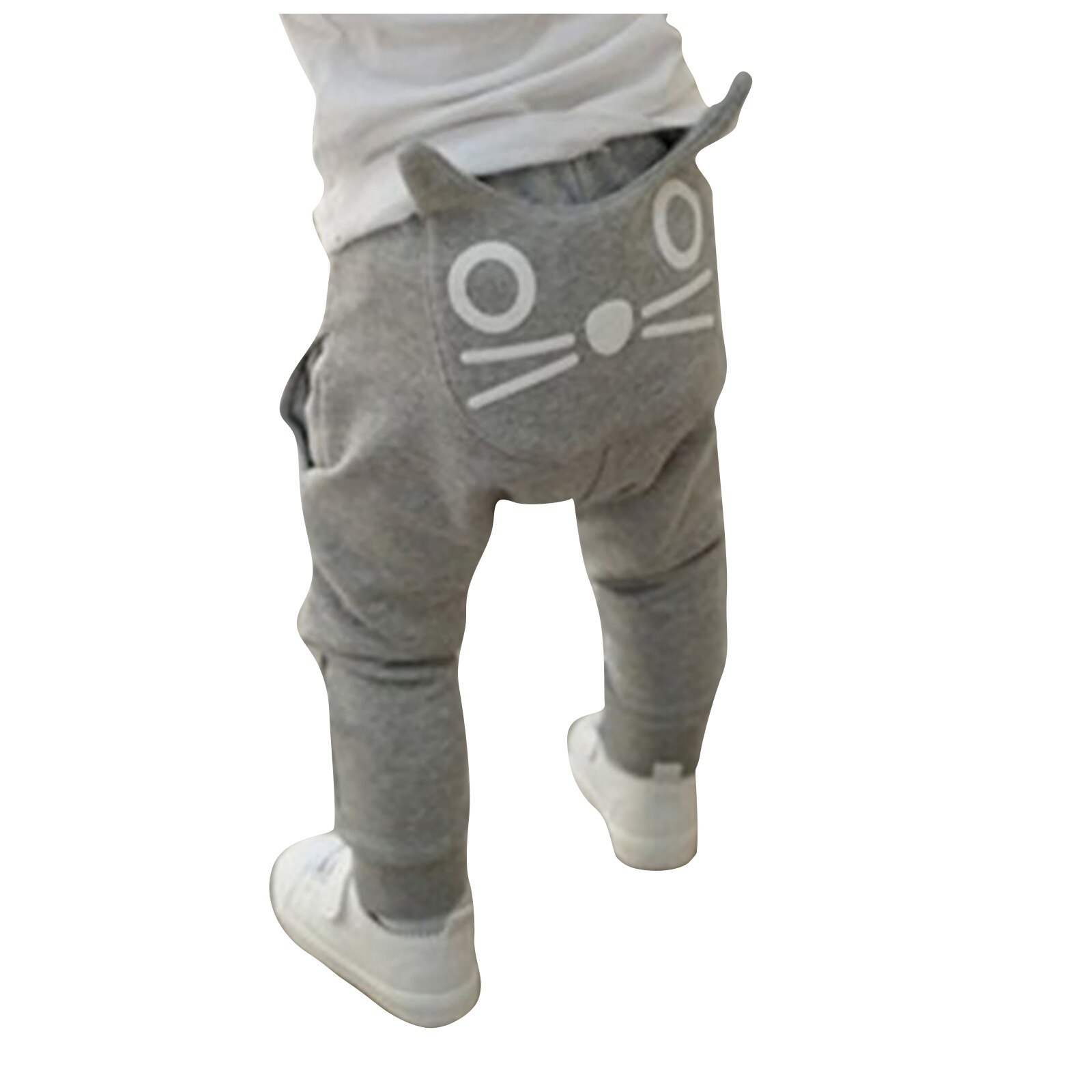 12M-3T Cotton Baby Children Boys And Girls Clothes Cartoon Leggings Cat Children Sport Pant Boy Clothes Kids Trouser