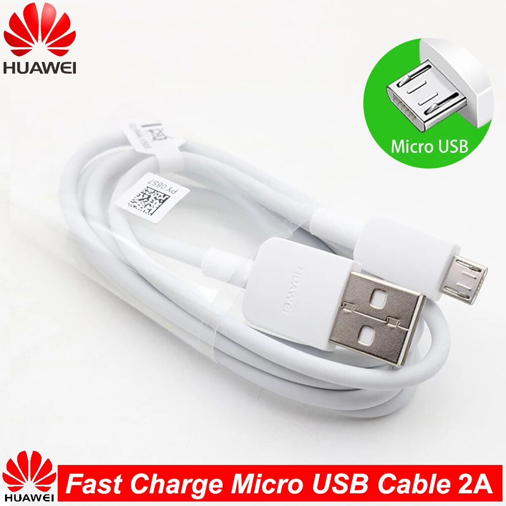 HUAWEI Original schnell aufladen Mikro USB Kabel Unterstützung 2A Reisen aufladen Pro Huawei P7 P8 P9 P10 Lite Kamerad 7 8 10 Lite Honor 8X 8C