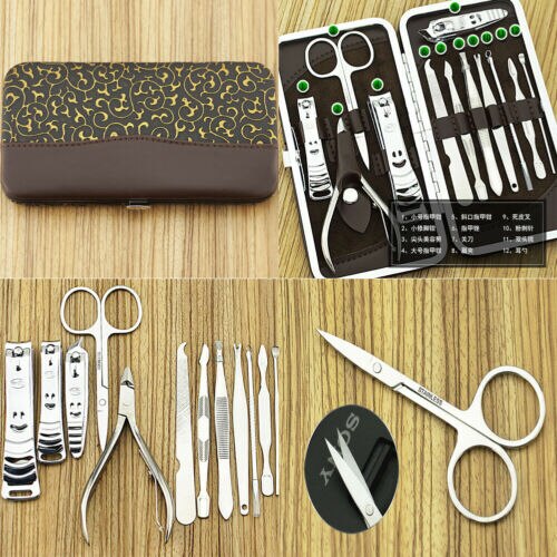 Tainless Staal Kappers Pak 12 Items Pak Beauty Tools Manicure Set