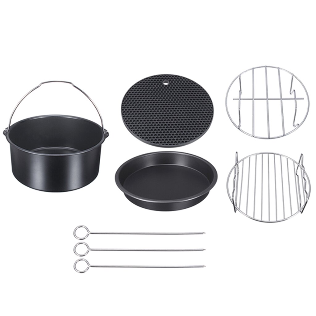 Air Fryer Accessory Kit BBQ Roast Kitchen Baking For DISHWASHER SAFE