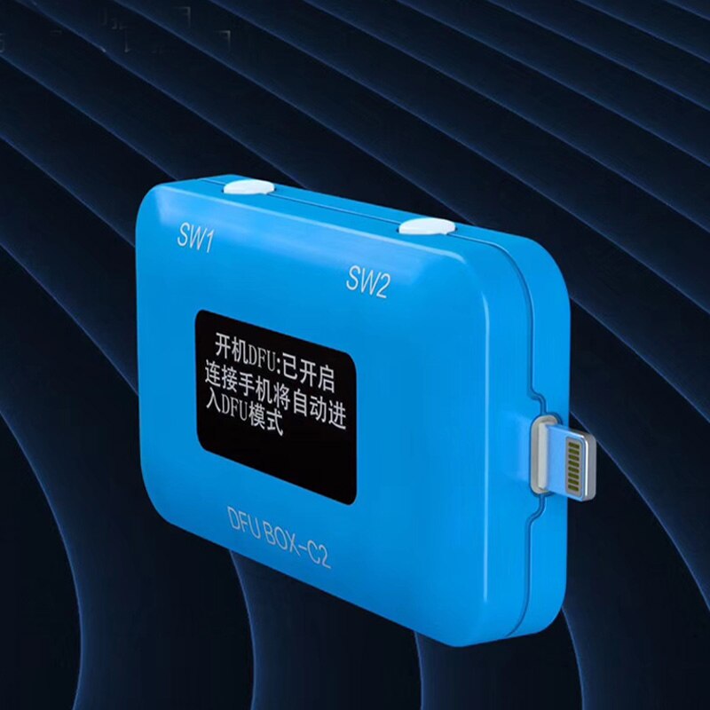 Jc dfu box -c2 4 in 1 telefongendannelse programmør én knap boot kontrol linje sn/ecid læser usb strøm/spændings detektor jc  c2