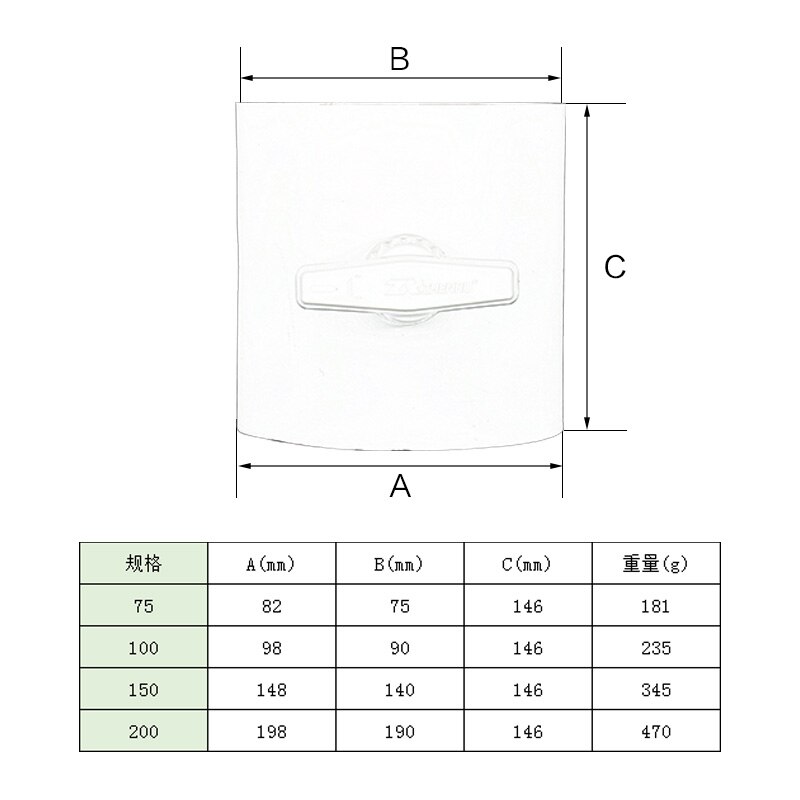 HVAC plastic air valve volume flow rate damper manual air duct check valve for ventilation pipe 80mm 100mm 150mm 200mm