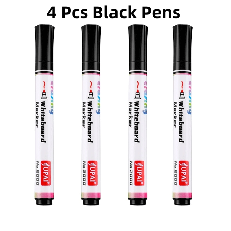 4 stks/set Uitwisbare Magnetische Whiteboard Marker Pen Schoolbord Marker Krijt Glas Keramiek Kantoor School Art Marker Briefpapier