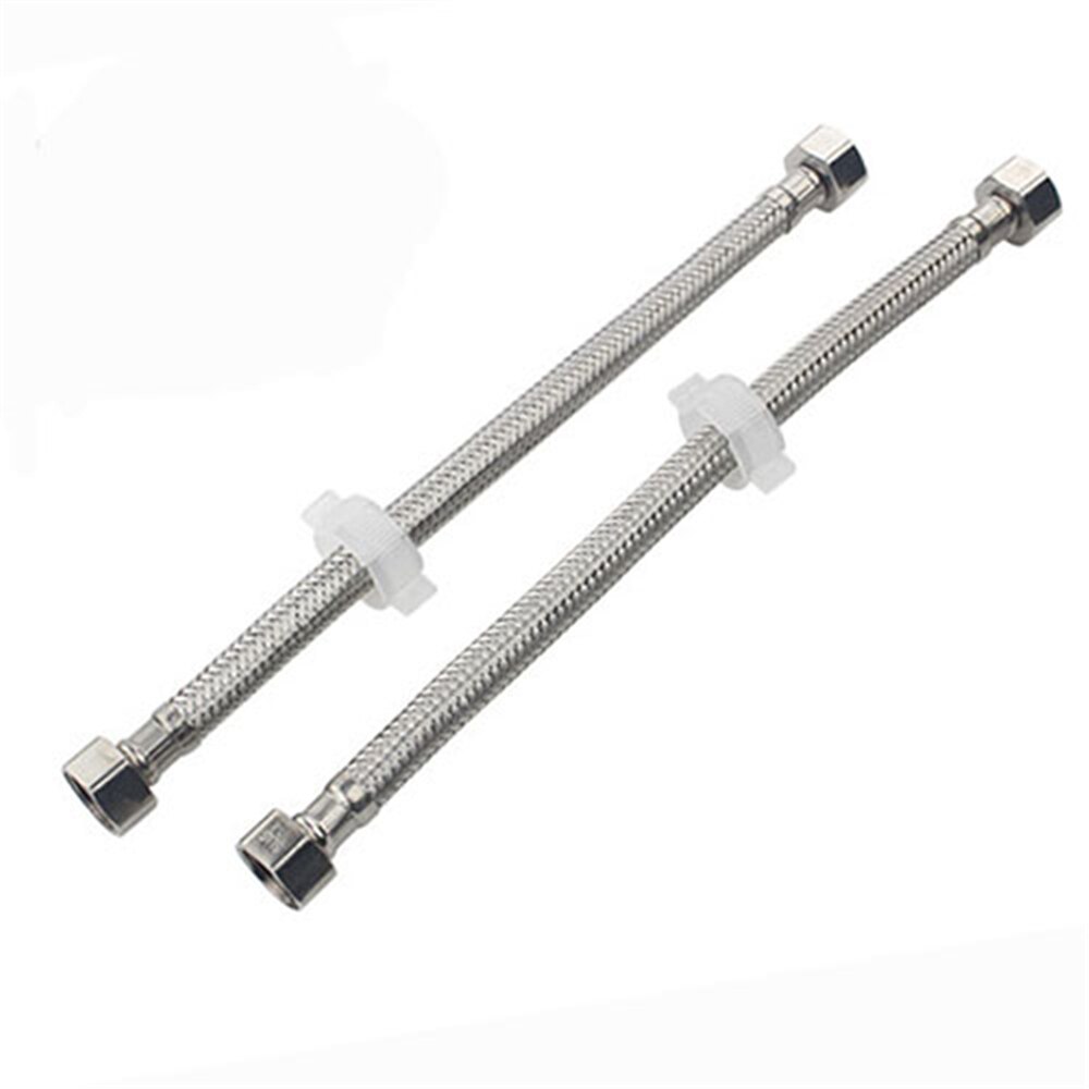 304 Roestvrij Staal Gevlochten Pijp 4 Punten Explosieveilige Kraan Boiler Hoge Druk Slang Koud En Warm Water inlaat Slang