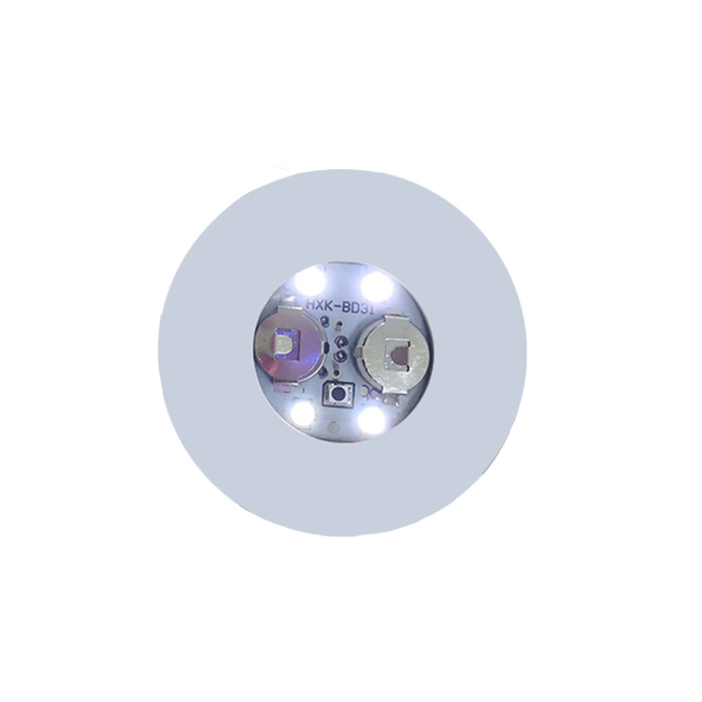 LED Glorifier 3 Modes Mini Glow Coaster LED Drink Cup Mat Bottle Light Stickers Festival Nightclub Bar Party Vase Decoration: White / 10PCS