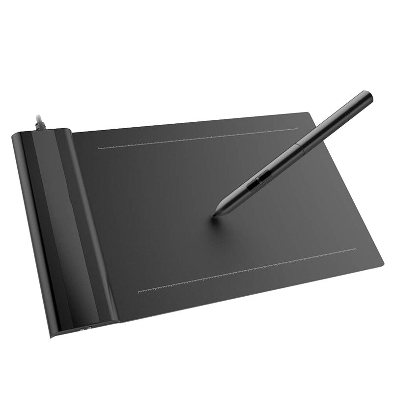Drawing Tablet VEIKK S640 Graphic Board Ultra-Thin 6x4-inch Pen Tablet with 8192 Levels Passive Pen: Default Title