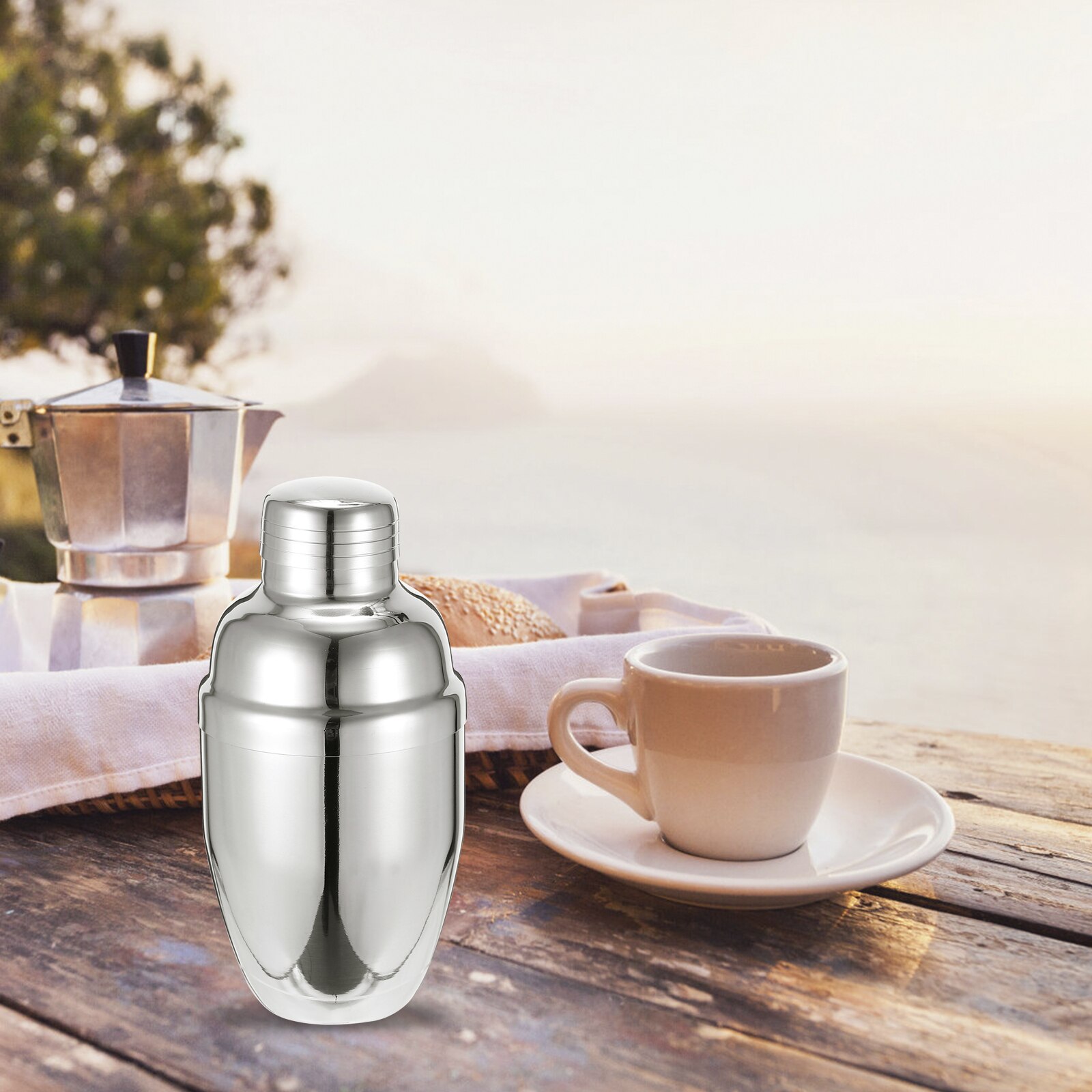 1Pc Bar Drink Shaker Stainless Steel Cocktail Mixer Durable Cocktail Shaker #h10