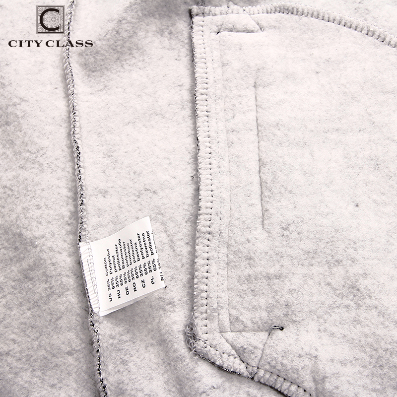 CITY CLASS printemps automne pulls à capuche pour hommes de vêtements Harajuku Hip Hop Sweatshirts pour vêtement d'extérieur pour homme fermeture à glissière Oblique 2662