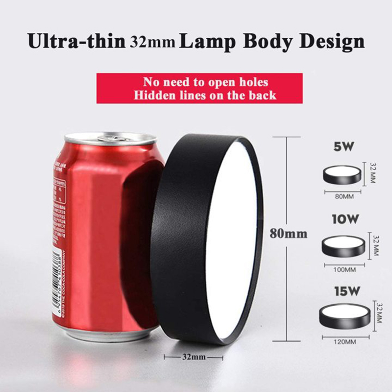 Spot Led Ceiling Light Fixture AC220V Downlight Led Ceiling Lamp Surface Mounted Spotlight for Living Room Bedroom Decoratio