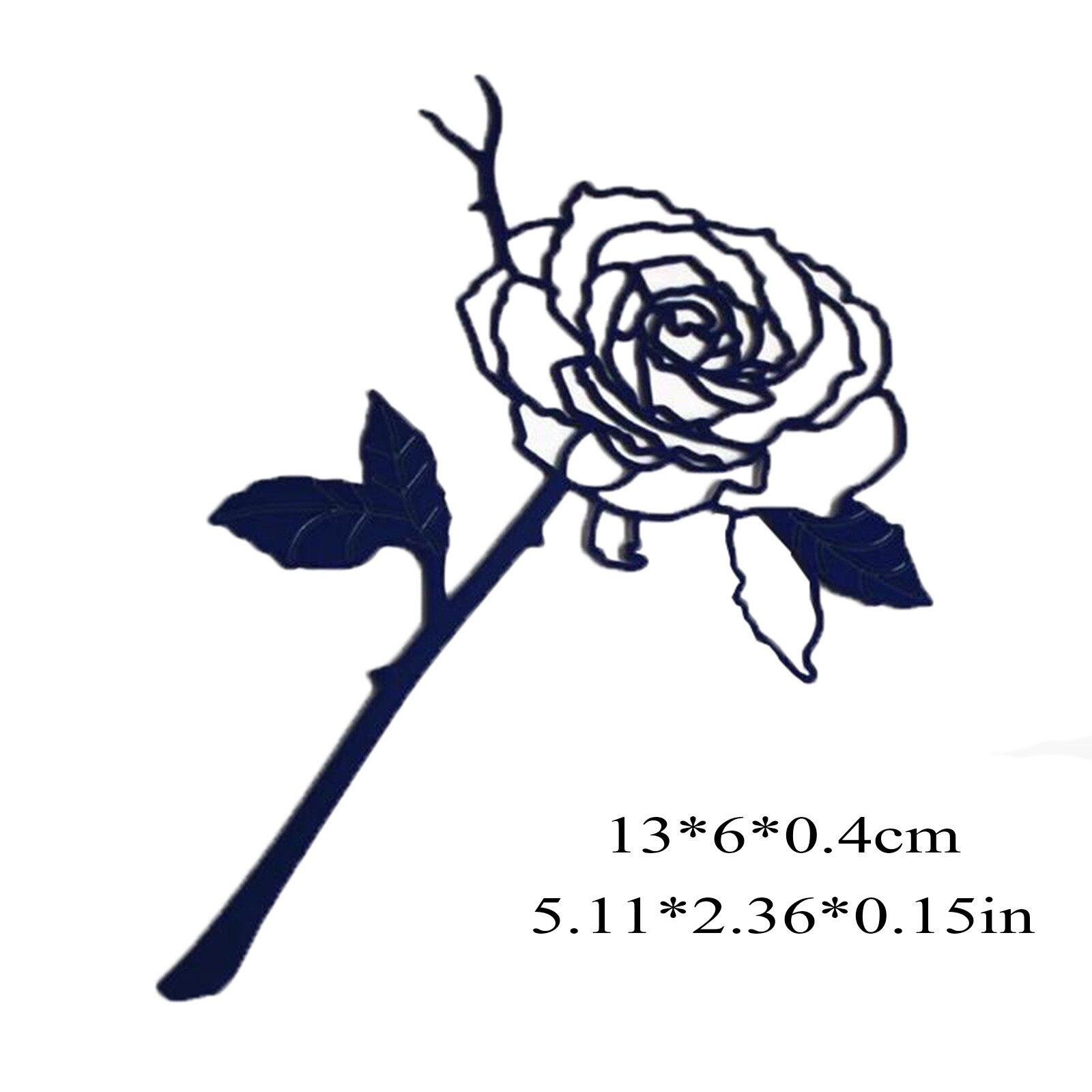 Rose Bloem Metalen Bladwijzer Vintage Roestvrij Staal Bladwijzer Briefpapier Student Office Supply Valentijnsdag #30