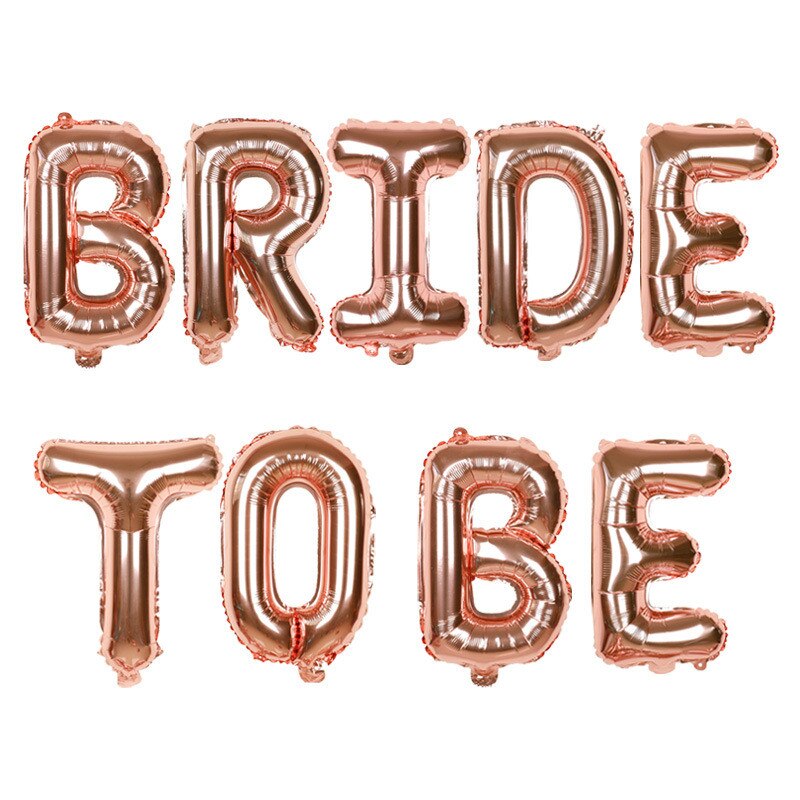18inch herz luftballons hochzeit valentinstag Tage 16 zoll Rose Gold Braut Ballons Zu Werden Folie Brief Ballons Hochzeit bachelorette: letter bride to be