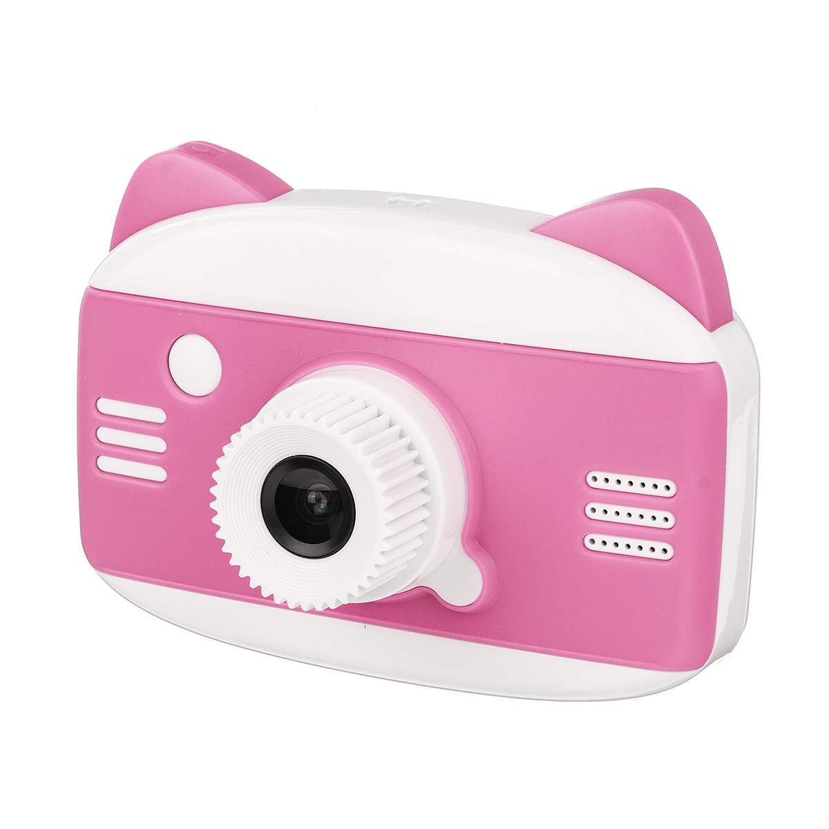 3.5 tommer  hd 1080p børn kamera tegneserie børn digitalt fotokamera legetøj med  mp3 puslespil legetøj kamera fødselsdag til børn: Lyserød