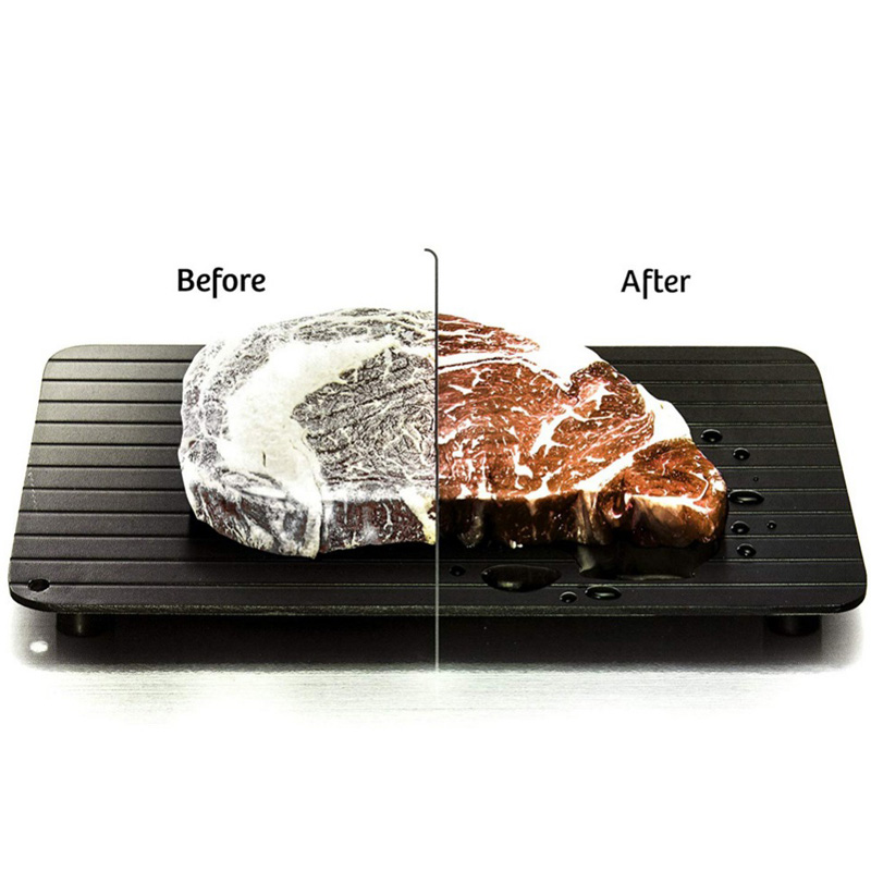 Ontdooien Lade Snelle Ontdooien Plaat Huishouden Keuken Quick Dooi Tool Vlees Bevroren Voedsel Snel Ontdooien Snijplank