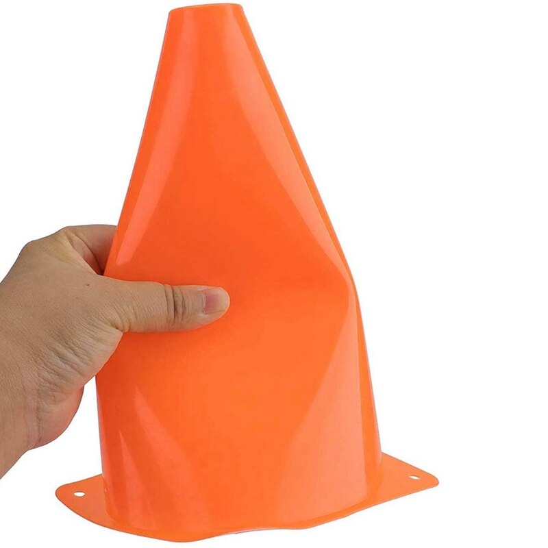 30 pcs plastic traffic cone training sign tube football training cone agile sports cone for drill football basketball