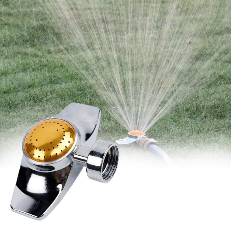 360 Degree Rotating Sprinklers Metal Lawn Watering Sprinkler Rotating Water Sprinkler Garden Supplies Yard Lawn Garden Watering