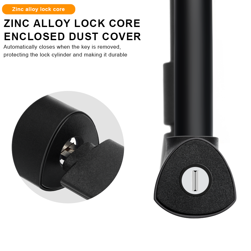 Candado para bicicleta en forma de U, candados portátiles antirrobo reforzados de alta seguridad para patinete eléctrico, accesorios para ciclismo