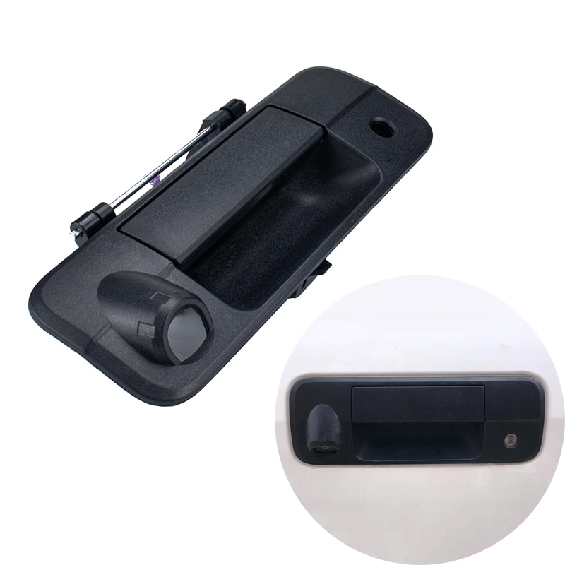 Black Tailgate Handle with Keyhole & Camera Hole For Toyota Tundra 2007 69090-0C050,690900C050,69090-0C051,690900C051
