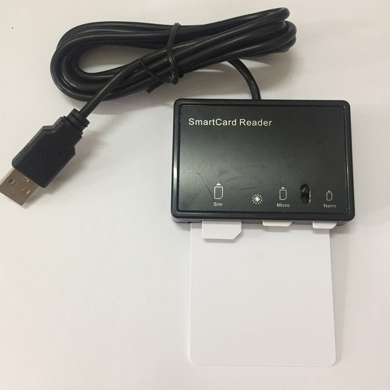 OYEITIMES MCR3516 4 in 1 Multifunction Card Reader USB 2.0 12 Mbps Contact Smart Card Reader 2G/3G/4G SIM Card Reader Writer