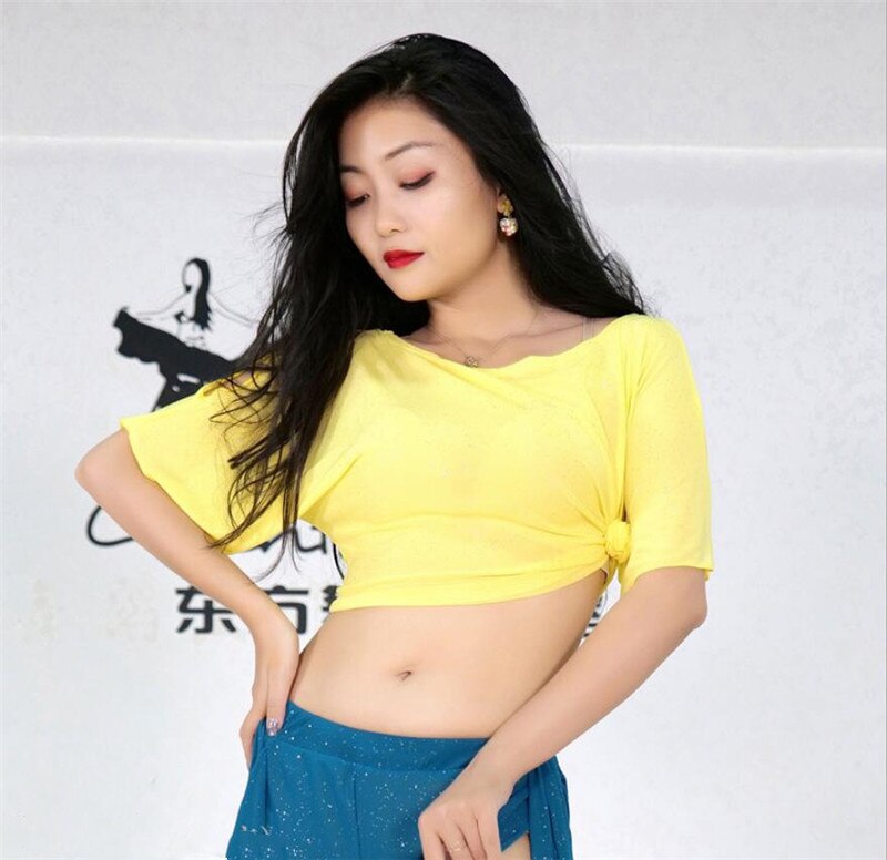 Volwassen Buikdans Kostuum Pak Vrouwelijke Sexy Korte Top Prestaties Kleding Set Beroep Praktijk Rok Broek Kleding Zomer