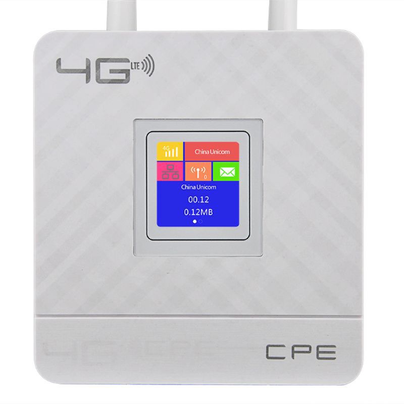 Router inalámbrico WiFi móvil 4G LTE CPE desbloqueado de 150Mbps con ranura SIM de puerto LAN con pantalla indicadora LED 4G router WiFi 2,4 GHz