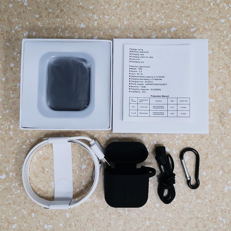I99000 Plus TWS sans fil Bluetooth écouteur PK i5000 i9000 Pro i99999 Plus TWS Air2 haut Airoha 1562A puce avec charnière en métal de texte: Black-Black kits