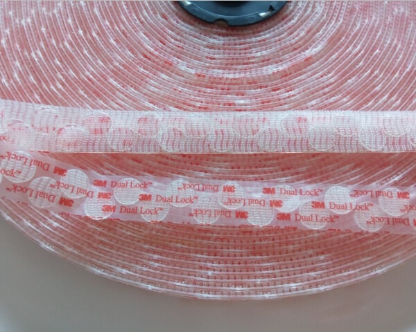 15mm circle die cut 3M Dual Lock SJ3560 Clear Reclosable Fastener adhesive tape, Type 250, 30pcs/lot