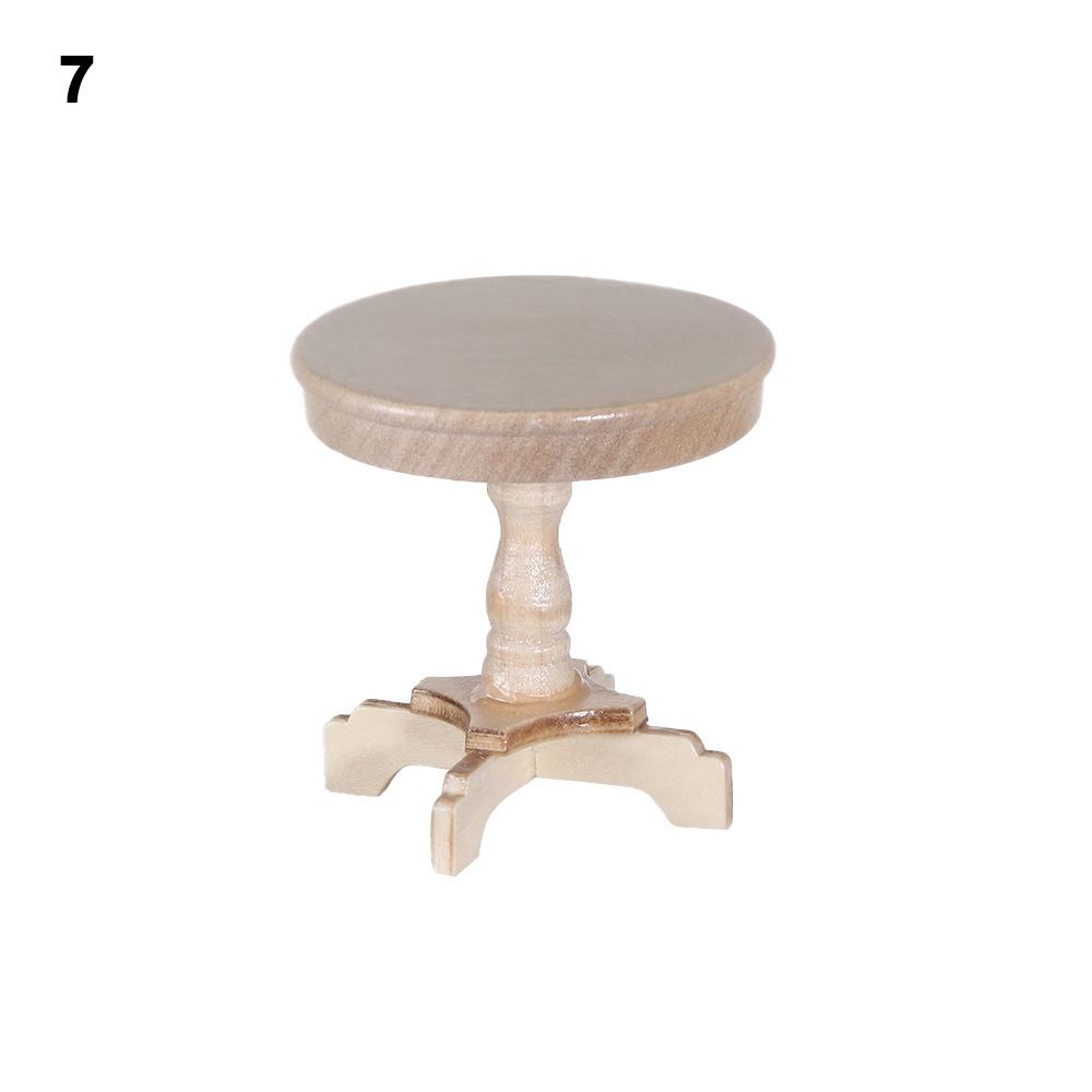 1/12 Puppenhaus Mini Holz Couch tisch Wohnzimmer Miniatur Simulation Tisch Möbel Spielzeug Puppenhaus Dekoration Zubehör: Armee Grün