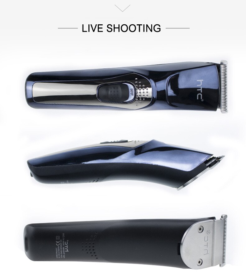 HTC AT-228B Hair Clipper Haircut Trimmer Adjustable Electric Hair Shaver Razor Salon Adult Children Chargeable