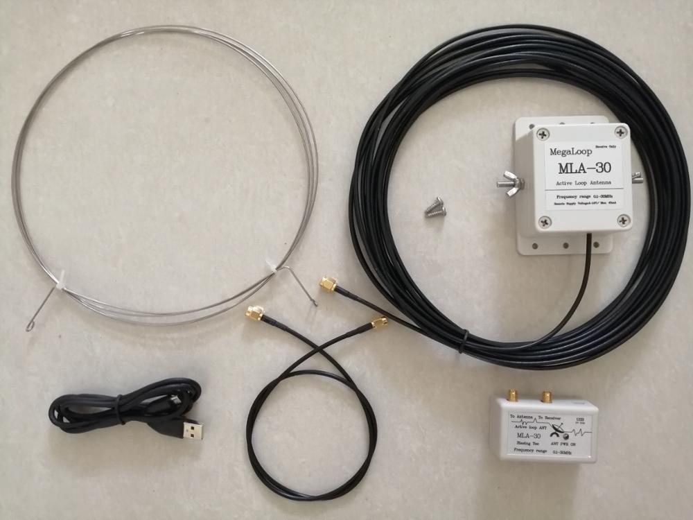 MLA-30 Schleife antenne Aktive empfangsantenne 100 kHz-30 MHz Für Kurzwellen Radio