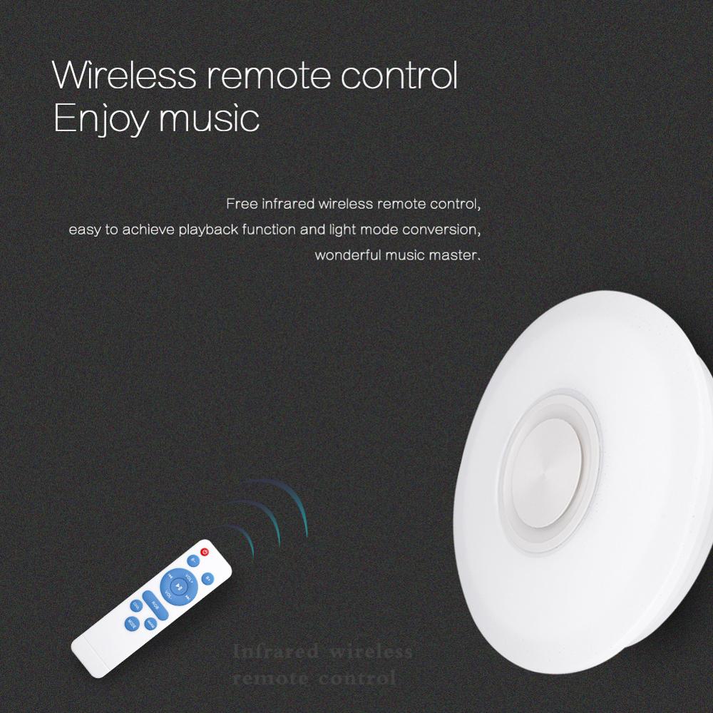 RGB Mordern LED Ceiling Light Dimmable 220V APP Remote Control Bluetooth & Music Speaker Colorful bedroom living room Smart Lamp