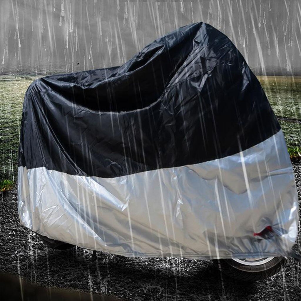 Motorcycle Cover Universal Motorbike Protector with Lock Hole Anti-theft XXL