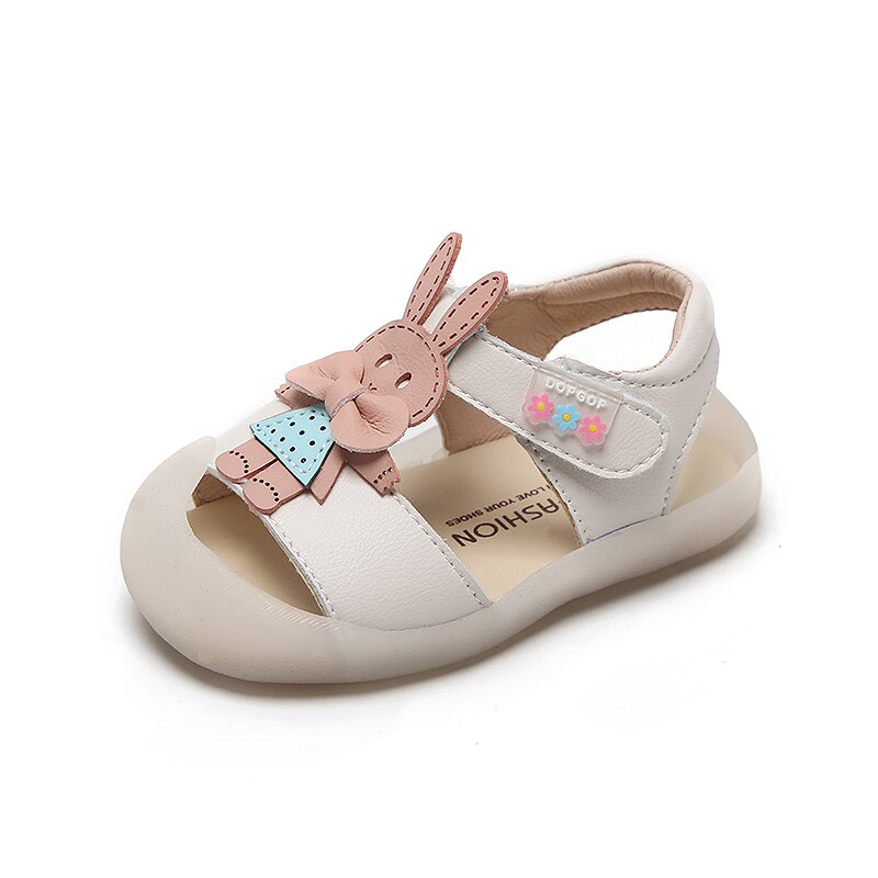 Zomer Baby Meisjes Sandalen Baby Peuter Sandalen Konijn Zachte Bodem Antislip Kids Anti-Collision Sandalen Kinderen Casual schoenen