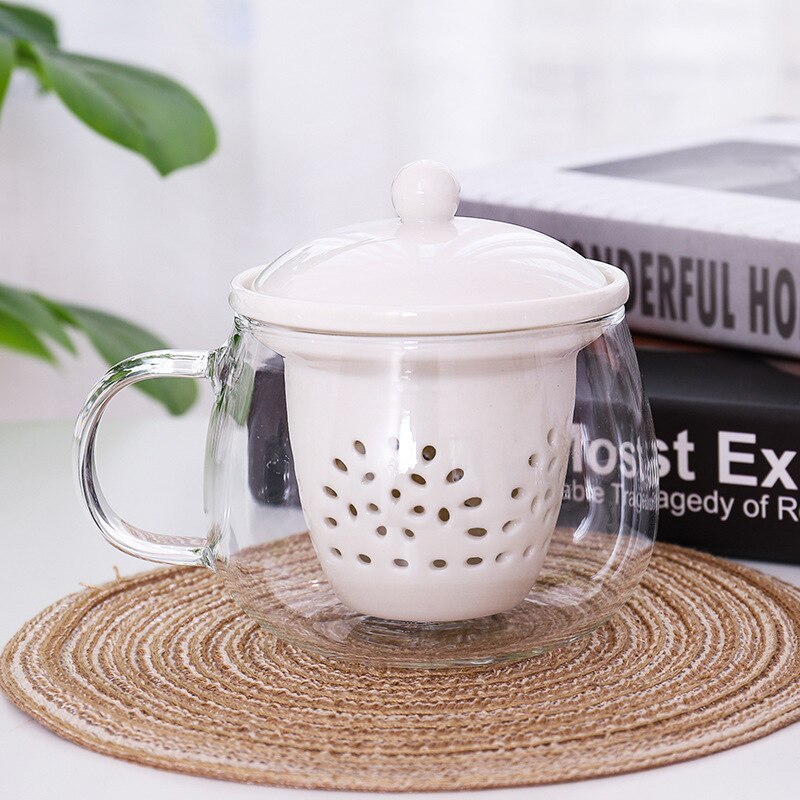 Colador de frutas y té de cerámica , vaso de té con cubierta, de cumpleaños, nueva Deisign, taza de té de estilo chino