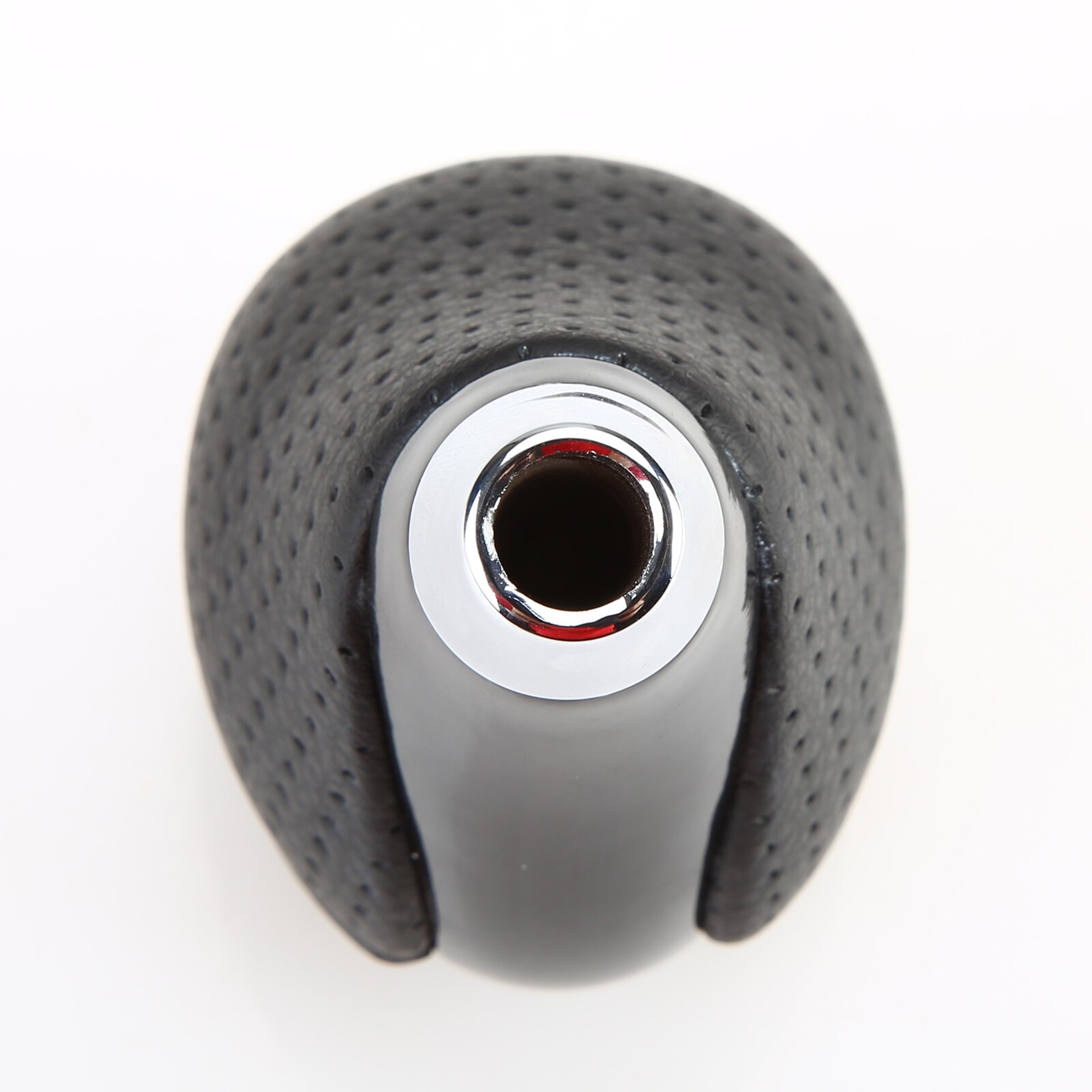 Carbon Fiber Black Faux Leather Gear Shift Knob Electroplating Gear Stick Level Suit for Toyota Lexus Mazda