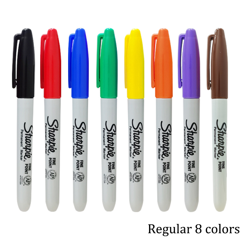 Sharpie Permanente Marker 30001 Industriële Stofvrije Marker 1.0Mm Verfpen Waterdicht Sneldrogend Niet-Vervagende Oliekunstbriefpapier: WHITE