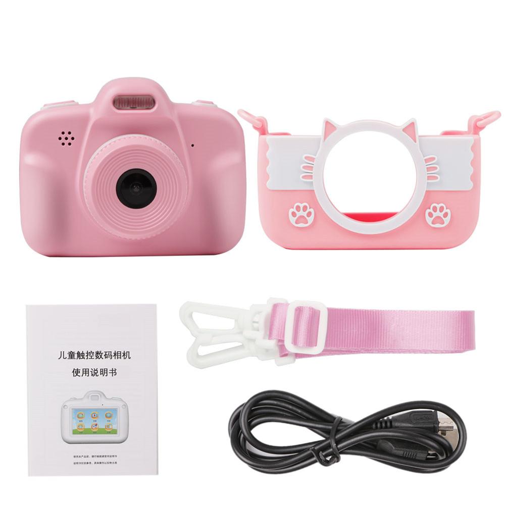 18MP Mini Kids Camera Full HD Digitale Camera Met Siliconen Case 3.0 ''Lcd-scherm Kinderen Speelgoed Camera Voor kerstcadeau