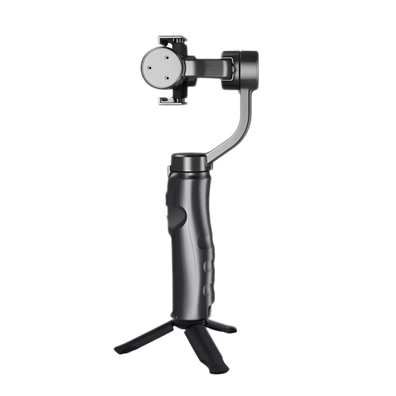 Glatte Clever Handheld Gimbal Stabilisator mit Stativ Telefon Stabilisierung Halfter für SmartPhone & Aktion Kamera