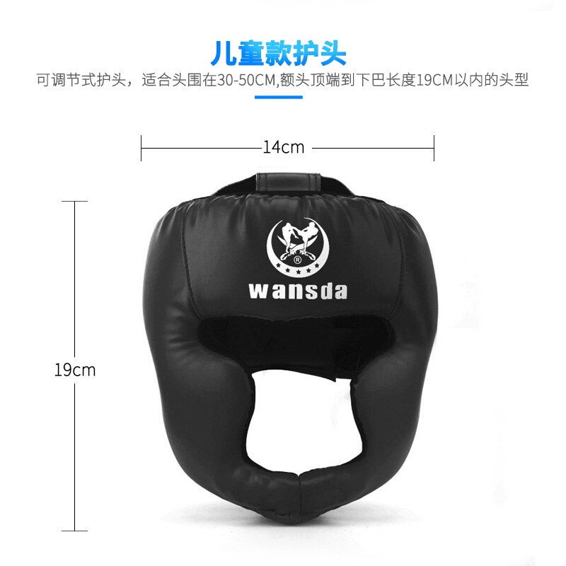 Einstellbare Geschlossen Typ Boxen Helm Kopfschutz für Taekwondo Karate Tai Kickboxen Wettbewerb Ausbildung Boxen Helm