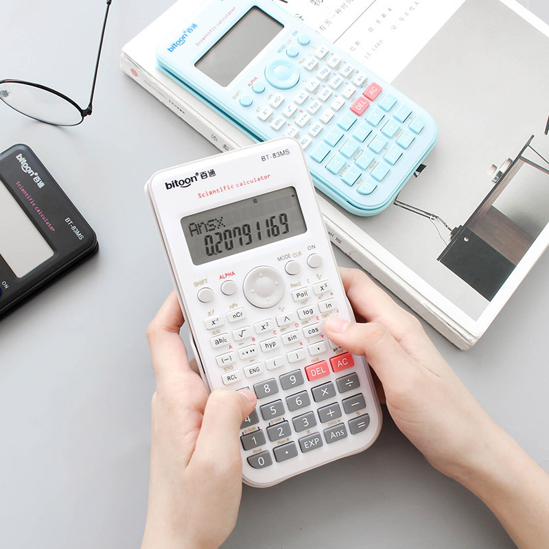 Classic Slide Calculator Student Exam Office Calculator Scientific Function Portable Multi-function Large-screen Calculator