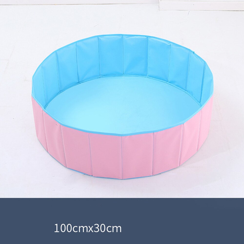 A secco Piscina Per Bambini Infantile Pozzi Palla Rotonda Pieghevole Piscina di Palline Oceano Palla Box Giocattolo Lavabile Pieghevole Bambino Recinzione di Camera decor: WJ4059B 100