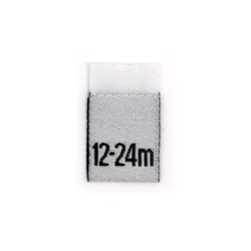 100Pcs Baby Kleding Maat Label Zwart Wit Tags Chirldren Kleding Tag T-shirt Jurk Diy Naaien Materiaal: 7