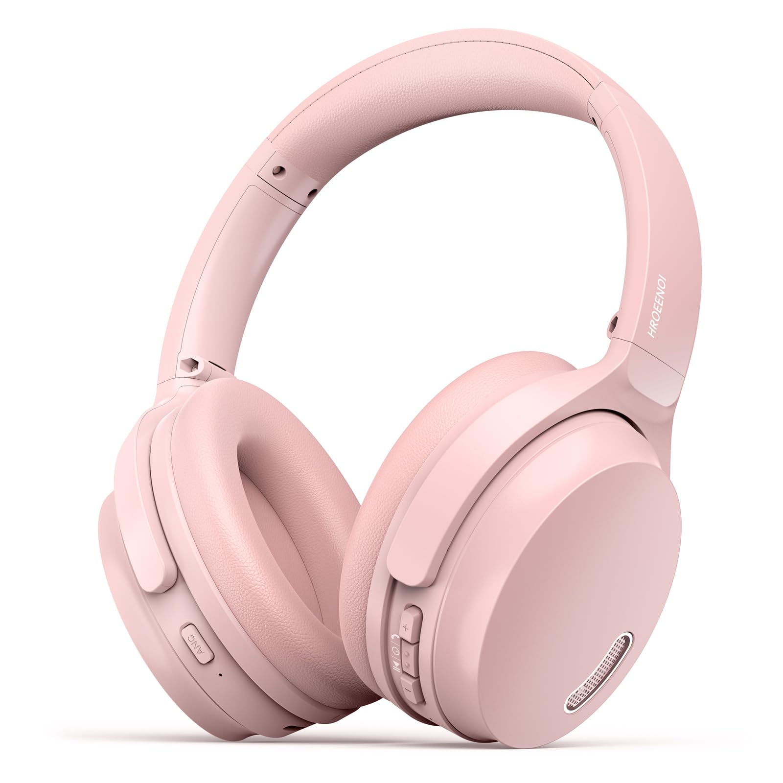 HROEENOI Draadloze Hoofdtelefoon Bluetooth 5.3 BASS Modus Koptelefoon HIFI 3D Stereo Headset Over het Oor Gaming Oordopjes JZ02: WHITE