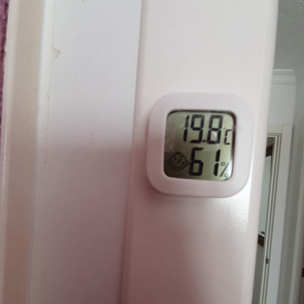 Mini drinnen Thermometer Digital LCD Temperatur Sensor Feuchtigkeit Meter Thermometer Zimmer Hygrometer Messgerät
