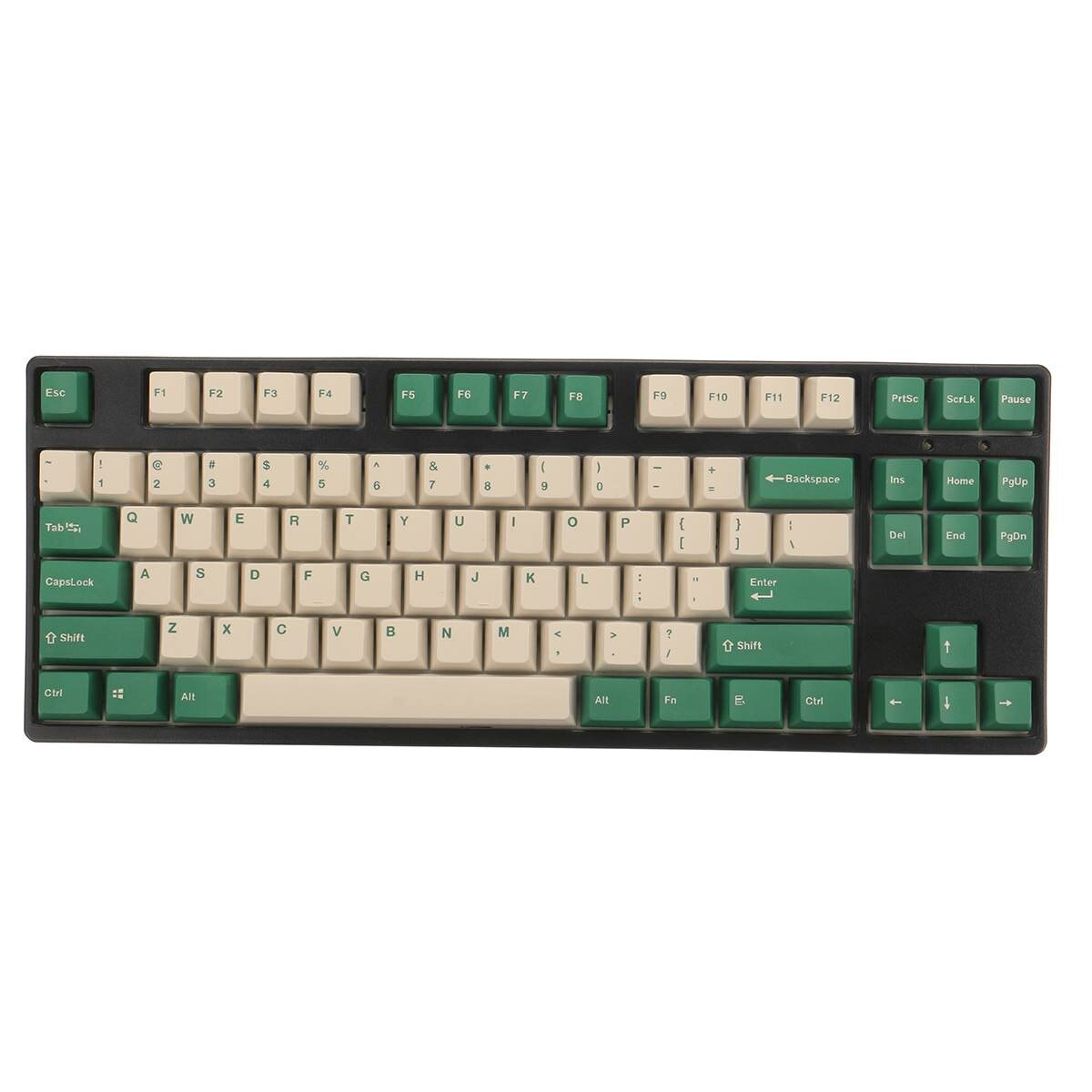 Feker 123 Keys Emerald Forest PBT Doubleshot Keycaps For Cherry MX Mechanical Keyboard Key Cap Switches OEM Profile