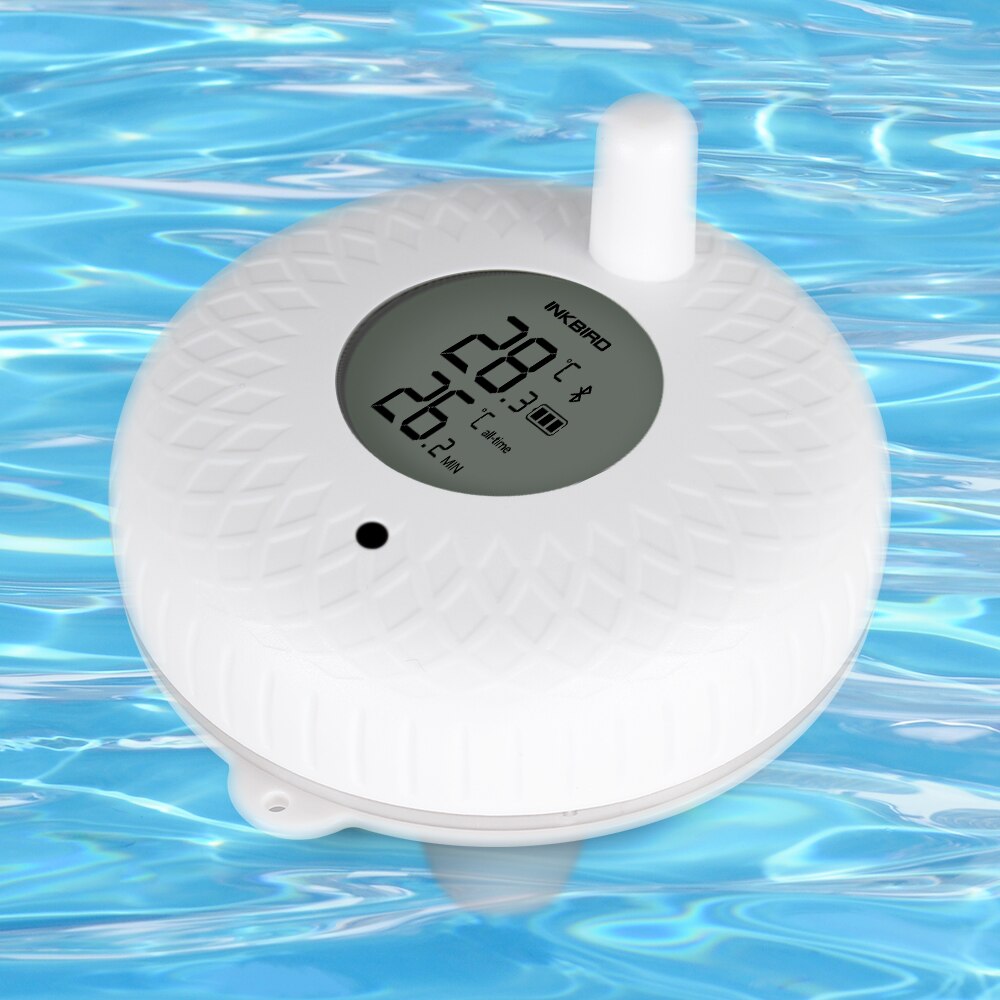 Inkbird Wireless Indoor Outdoor Floating Pool Thermometer IBS-P01B for Swimming Pool, Bath Water, Spas, Aquariums & Fish Ponds