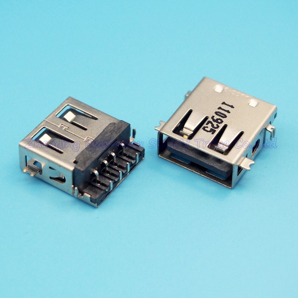 10pcs/lot 2.0 USB Jack,4P USB 2.0 Charging port Connector female socket