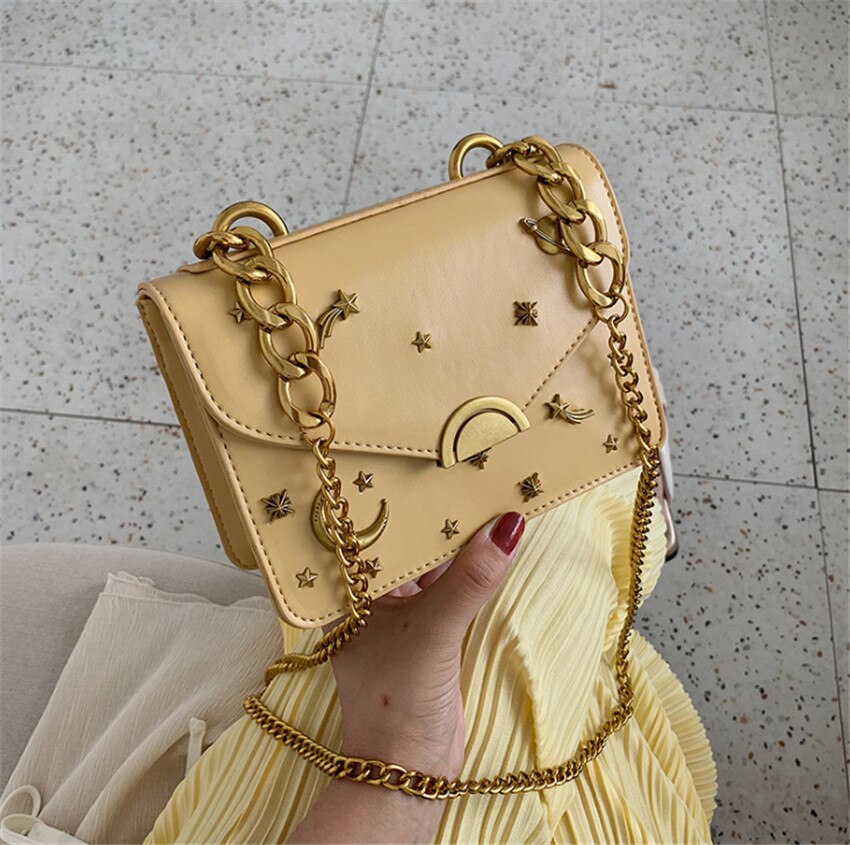 Woman Bag Hang Bags Women Handbag Sling Bag Women Shoulder: Yellow